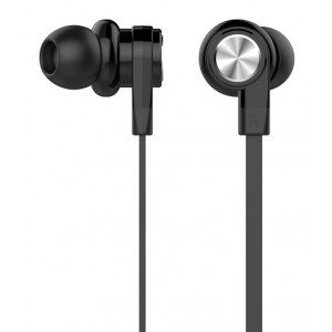 CELEBRAT earphones με μικρόφωνο D9, 10mm, 1.2m, μαύρα D9-BK