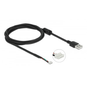 DELOCK καλώδιο USB 2.0 σε 4-pin camera plug V6 96001, 1.5m, μαύρο DE-96001