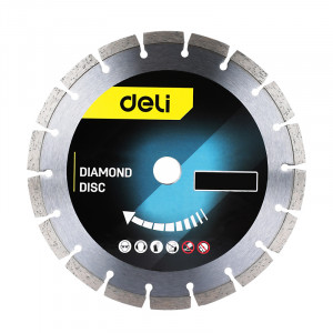 DELI δίσκος κοπής διαμαντέ DH-SQP125-E1, δομικών υλικών, 125mm, 12250rpm DH-SQP125-E1