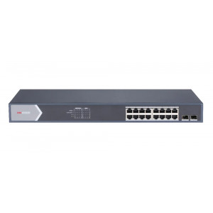HIKVISION Managed switch DS-3E1518P-SI, 16x PoE & 2x SFP ports, 1000Mbps DS-3E1518P-SI