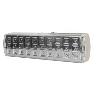 POWERTECH LED φωτιστικό εκτάκτου ανάγκης EMEL-0001, 1800mah, λευκό EMEL-0001