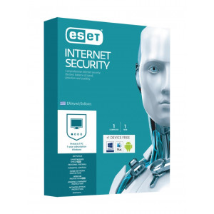 ESET Internet Security 1 Computer + 1 Device free, 1 year