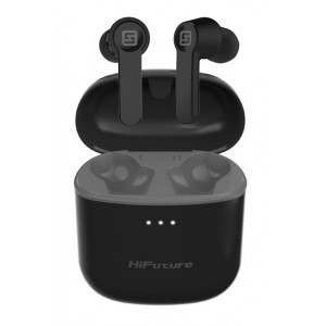 HIFUTURE earbuds FlyBuds, true wireless, με θήκη φόρτισης, μαύρα FLYBUDS-BK
