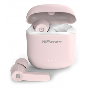 HIFUTURE earphones FlyBuds, true wireless, με θήκη φόρτισης, ροζ FLYBUDS-PK