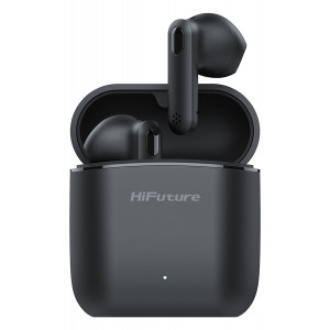 HIFUTURE earphones Flybuds 2 με θήκη φόρτισης, true wireless, μαύρα FLYBUDS2-BK