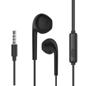 CELEBRAT earphones G12 με μικρόφωνο, 14.2mm, 1.2m, μαύρο G12-BK