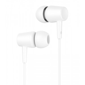 CELEBRAT earphones G13 με μικρόφωνο, 10mm, 1.2m, λευκό G13-WH