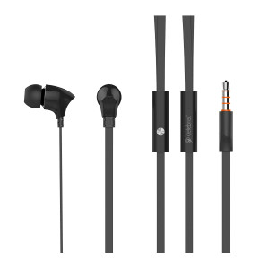CELEBRAT Earphones με μικρόφωνο G3, on/off, 10mm, 1.2m, μαύρα G3-BK