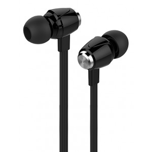 CELEBRAT earphones με μικρόφωνο G9, on/off, 10mm, 1.2m, λευκά G9-BK