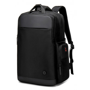 ARCTIC HUNTER τσάντα πλάτης GB00397-BK με θήκη laptop, USB, μαύρη GB00397-BK