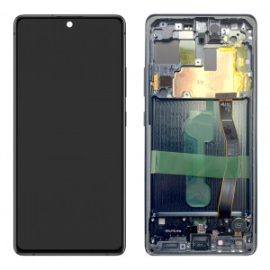 SAMSUNG Original LCD Touch Screen GH82-21992A, S10 Lite G770F, μαύρη GH82-21992A