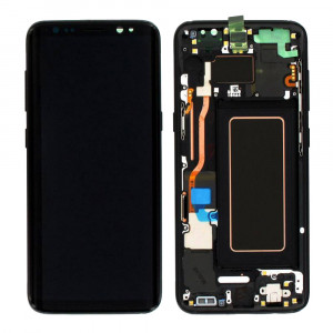 SAMSUNG Original  LCD & Touch Panel για Galaxy S8 G950F, Black GH97-20457A