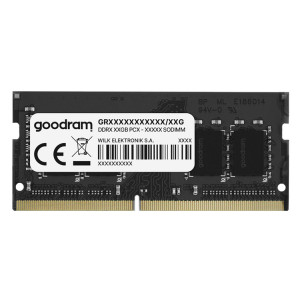 GOODRAM Μνήμη DDR4 SODimm, 4GB, 2400MHz, PC4-19200, CL17 GR2400S464L17S-4G