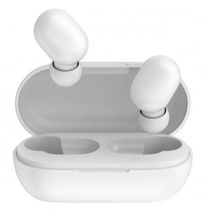HAYLOU earphones GT1, true wireless, θήκη φόρτισης, touch control, λευκά GT1-WH