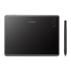 HUION pen tablet H430P, 4.8 x 3, battery-free pen, 4 πλήκτρα, μαύρο H430P