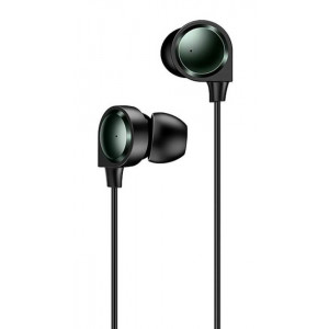 USAMS earphones με μικρόφωνο EP-40, 3.5mm, 1.2m, μαύρα HSEP4001