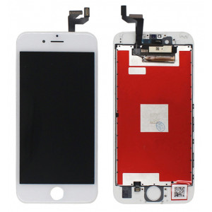 TW INCELL LCD ILCD-004 για iPhone 6s, camera/sensor/earmesh, λευκή ILCD-004