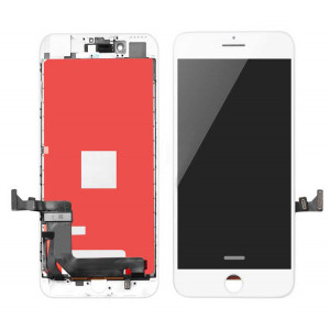 TW INCELL LCD ILCD-008 για iPhone 7, camera/sensor/earmesh, λευκή ILCD-008