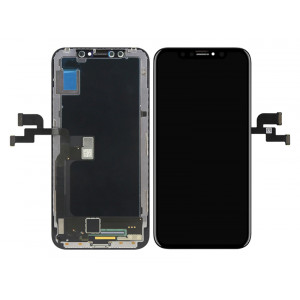 TW INCELL LCD ILCD-015 για iPhone Χ, camera/sensor/earmesh, μαύρη ILCD-015