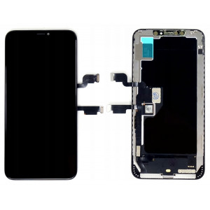 TW INCELL LCD για iPhone XS Max, camera-sensor ring, earmesh, μαύρη ILCD-020