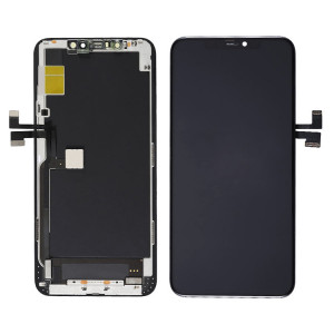 TW INCELL LCD για iPhone 11 Pro Max, camera-sensor ring, earmesh, μαύρη ILCD-022