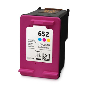 Συμβατο Inkjet για HP 652 XL, 17ml, Color INK-H652XLC