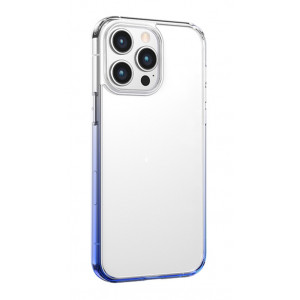 USAMS θήκη Binz για iPhone 14 Plus, μπλε & διάφανη IP14MBA02