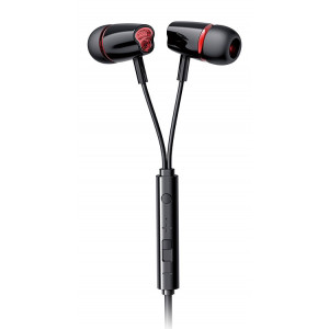 JOYROOM earphones με μικρόφωνο JR-EL114, 3.5mm, 1.2m, μαύρα JR-EL114