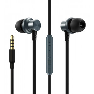 JOYROOM earphones με μικρόφωνο JR-EL115, 3.5mm, 1.2m, μαύρα JR-EL115