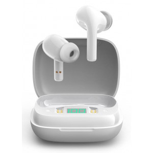 JOYROOM earphones με θήκη φόρτισης JR-TL6, true wireless, λευκά JR-TL6-WH