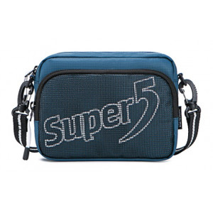 SUPER FIVE τσάντα ώμου K00123-BL, μπλε K00123-BL