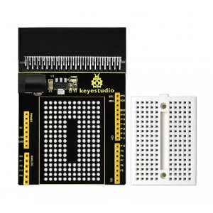 KEYESTUDIO Micro:bit prototyping shield V1 KS0292, με small breadboard KS0292