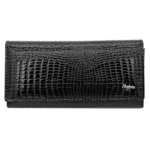 HENGHUANG γυναικείο πορτοφόλι LBAG-0007, δερμάτινο, μαύρο LBAG-0007
