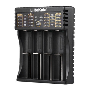 LIITOKALA φορτιστής LII-402 για μπαταρίες NiMH/CD, Li-Ion, IMR, 4 slots LII-402