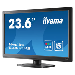 IIYAMA used οθόνη E2480HS LED, 24 Full HD, VGA/DVI/DisplayPort, SQ M-E2480HS-SQ