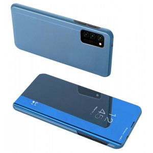 POWERTECH θήκη Clear View MOB-1611 για Samsung Galaxy A02s, μπλε MOB-1611