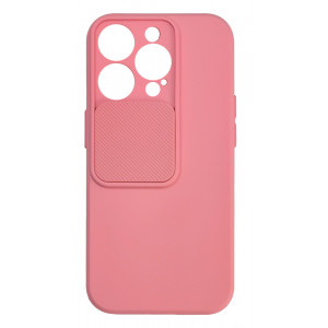 POWERTECH Θήκη Camshield Soft MOB-1798 για iPhone 14 Pro, ροζ MOB-1798