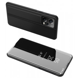 POWERTECH θήκη Clear view MOB-1855 για Xiaomi Redmi Note 12 Pro+, μαύρη MOB-1855
