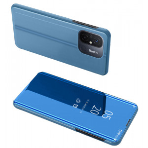 POWERTECH θήκη Clear view MOB-1860, Xiaomi Redmi 11A/12C/Poco C55, μπλε MOB-1860