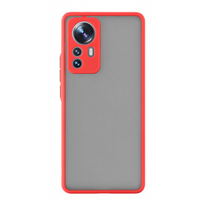 POWERTECH Θήκη Color Button MOB-1873 για Xiaomi 12/12X, κόκκινη MOB-1873