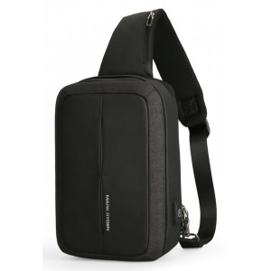 MARK RYDEN τσάντα crossbody MR7011, θήκη tablet 9.7, αδιάβροχη, μαύρη MR7011-00