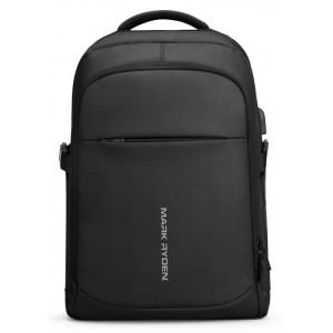MARK RYDEN τσάντα πλάτης MR9191DY-00, με θήκη laptop 15.6, μαύρη MR9191DY-00