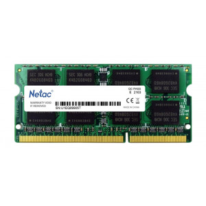 NETAC μνήμη DDR3L SODIMM NTBSD3N16SP-08, 8GB, 1600MHz, CL11 NTBSD3N16SP-08