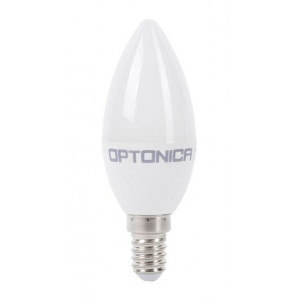 OPTONICA LED λάμπα C37 1425, 5.5W, 6000K, E14, 450lm OPT-1425