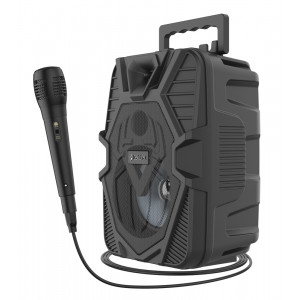 CELEBRAT φορητό ηχείο OS-06 με μικρόφωνο, 5W, 1200mAh, Bluetooth, μαύρο OS-06-BK