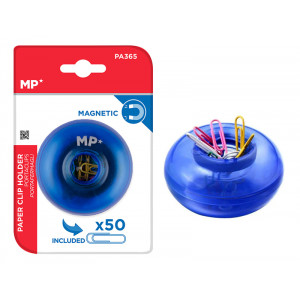 MP πολύχρωμοι συνδετήρες PA365 με μπλε μαγνητική βάση, 50τμχ PA365-BL