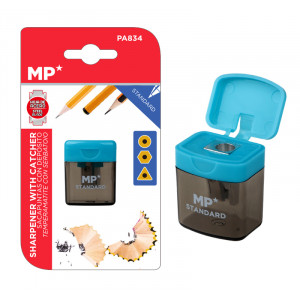 MP ξύστρα μολυβιών με κάδο PA834, γαλάζια PA834-CY