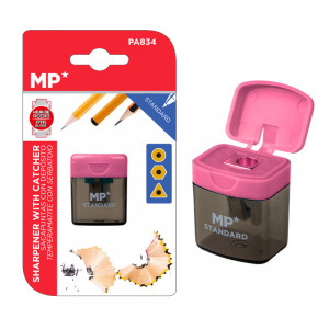 MP ξύστρα μολυβιών με κάδο PA834, ροζ PA834-PK
