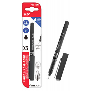 MP στυλό διαρκείας, καλλιγραφίας PE240N, 0.5mm, μαύρο PE240N