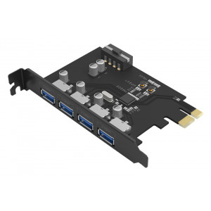 ORICO κάρτα επέκτασης PCI-e σε 4x USB3.0 PME-4U, 5Gbps PME-4U